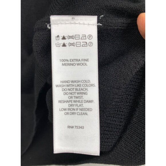 NWT Christian Lacroix Mens Fine Merino Wool 1/4 Zip Pullover Sweater M RD10175 - Picture 6 of 6